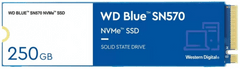 Western Digital SN570 SSD disk, 250 GB, M.2 2280, NVMe, 250 GB, moder (WDS250G3B0C)