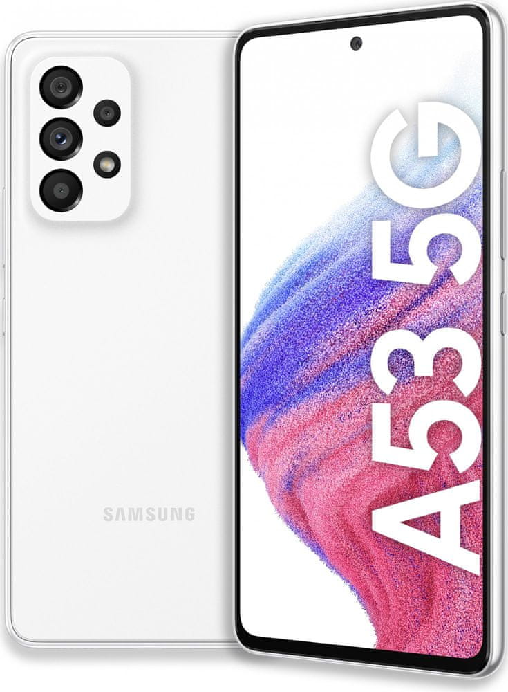 Samsung Galaxy A53 5G, 6GB/128GB, White - zánovní