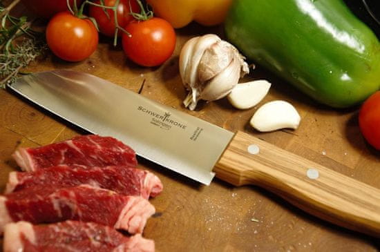 Schwertkrone Solinge Nůž japonského typu Santoku; Německé kvality Schwertkrone Solingen