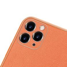 Dux Ducis Dux Ducis Yolo pouzdro z Eko kůže na iPhone 11 Pro orange