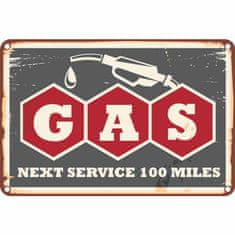 Retro Cedule Cedule Gas Next Service 100 miles