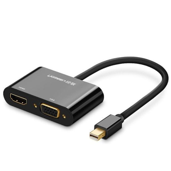 Ugreen MD108 adaptér HDMI / VGA - mini DisplayPort 4K Full HD, černý