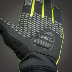 GRIP GRAB Pánské cyklo rukavice Ride Hi-Vis Windproof vel.M Midseason