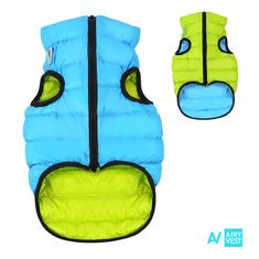 Airyvest bunda pro psy modrá/zelená XS 30