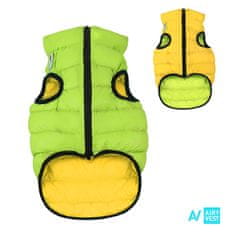 Airyvest bunda pro psy žlutá/zelená L 65