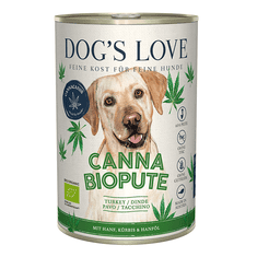 Dog's Love konzerva Canna Bio Krocan Adult 400g