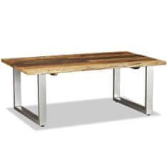 Greatstore Konferenční stolek masivní recyklované dřevo 100 x 60 x 38 cm