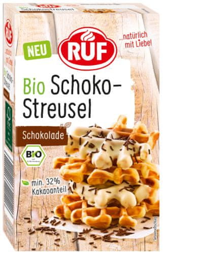 Ruf Bio čokoládové posypky 150g