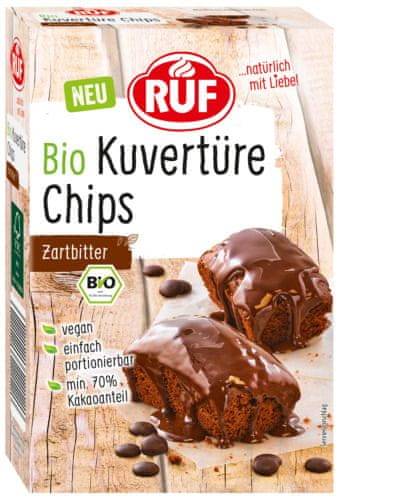 Ruf Bio poleva 150g tmavá 70% kakaa