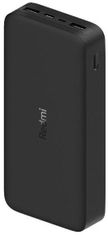 Xiaomi powerbanka Redmi 20 000mAh, 18W, Fast Charge, černá