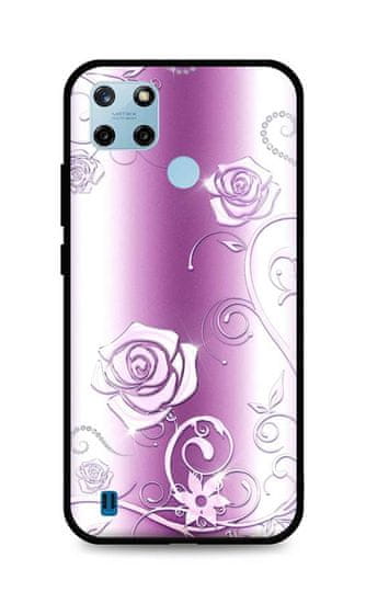 TopQ Kryt Realme C25Y silikon Abstract Roses 70517