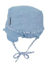 Sterntaler čepička baby chlapecká UV 50+ modrá, Bio bavlna 1612117, 47