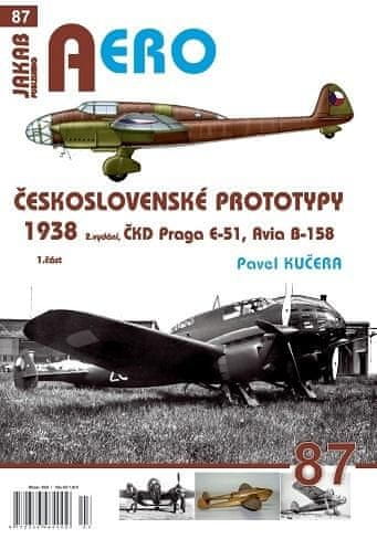 Pavel Kučera: AERO 87 Československé prototypy 1938 ČKD Praga E-51, Avia B-158 1.část