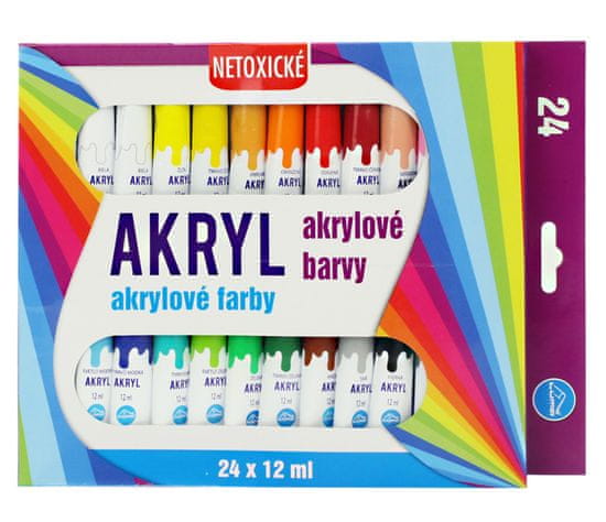 LUMA trading Akrylové barvy sada (24x12ml)