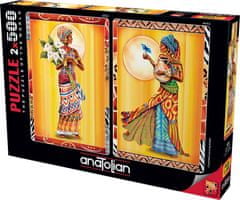 AnaTolian  Puzzle Africké ženy 2x500 dílků