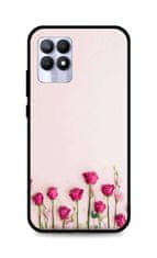 TopQ Kryt Realme 8i silikon Roses 69898