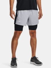 Under Armour Kraťasy UA LAUNCH 5'' 2-IN-1 SHORT-GRY XXL