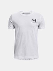 Under Armour Tričko UA SPORTSTYLE LEFT CHEST SS-WHT L