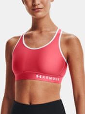 Under Armour Podprsenka Armour Mid Keyhole Bra-PNK XS