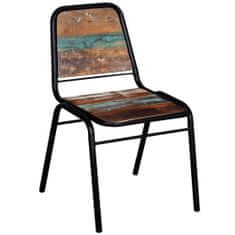 Vidaxl Jídelní židle 6 ks masivní recyklované dřevo