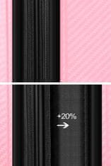 AVANCEA® Cestovní kufr DE32362 růžový S 56x39x25 cm