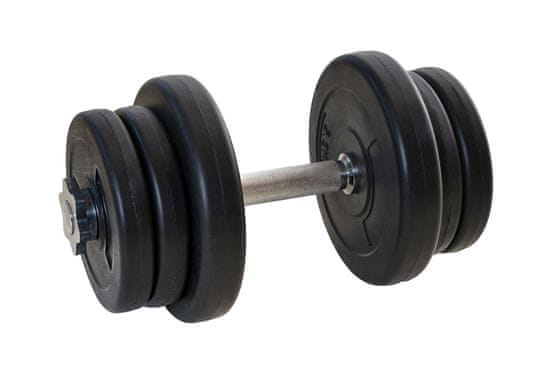 FitnessLine Jednoruční nakládací činka - 12,5 kg