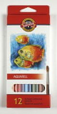 Koh-i-Noor Pastelky aquarelové Mondeluz - 12 barev