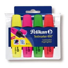 Pelikan Zvýrazňovač Pelikán 490 - sada 4 ks