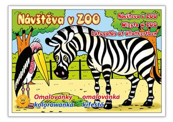 AAO Omalovánky A5 - Návštěva v ZOO