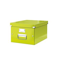Leitz Kolekce krabic Click & Store WOW - střední / 28,1 x 20 x 36,9 cm / zelená
