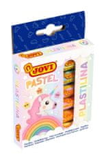 JOVI Plastelína JOVI UNICORN Pastel - 6 x 15 g / válečky