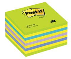 Post-It Samolepicí bločky Post-it kostky - zelená, žlutá, modrá, fialová / 450 lístků