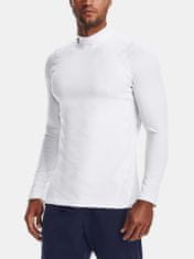 Under Armour Tričko UA CG Armour Fitted Mock-WHT XXL