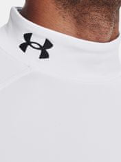 Under Armour Tričko UA CG Armour Fitted Mock-WHT XXL