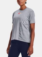 Under Armour Tričko Live Woven Pocket Tee-GRY XS