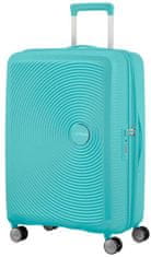 American Tourister Cestovní kufr na čtyřech kolečkách. Soundbox SPINNER 67/24 EXP TSA Poolside Blue