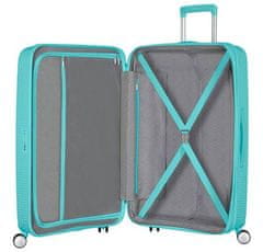 American Tourister Cestovní kufr na čtyřech kolečkách. Soundbox SPINNER 67/24 EXP TSA Poolside Blue