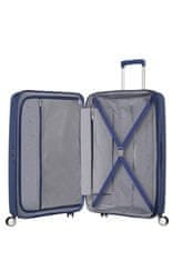 American Tourister Cestovní kufr na čtyřech kolečkách. SOUNDBOX SPINNER 77 EXP Midnight Navy