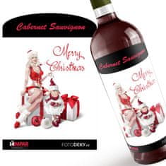 IMPAR SUBLIMACE Víno Merry Christmas – Sexy Lady - Červené víno