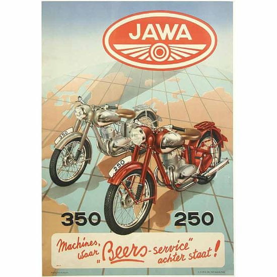 Retro Cedule Cedule JAWA 350 a 250