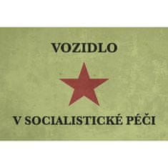 Retro Cedule Cedule Vozidlo v Socialistické Péčí