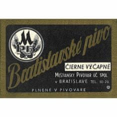 Retro Cedule Cedule Bratislavské Pivo – Čierne Výčapné