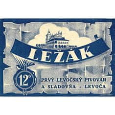 Retro Cedule Cedule Ležák– Prvý Levočský Pivovar a Sladovňa – Levoča