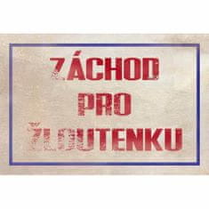 Retro Cedule Cedule Záchod pro žloutenku