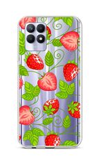 TopQ Kryt Realme 8i silikon Strawberries 69877
