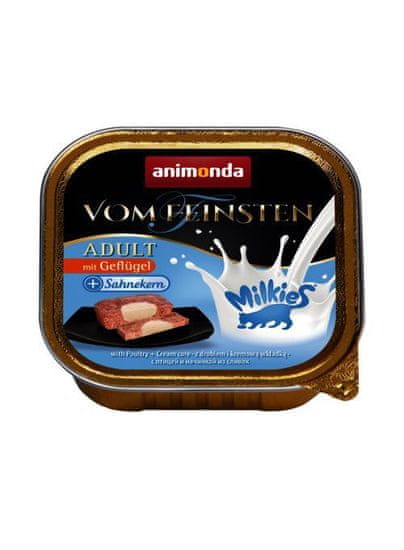 Animonda Paštiky vom feinsten milk core mix 4 x 100 g pro kočky