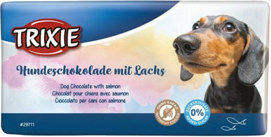 Trixie Čokoláda pro psy s lososem, 100g, , snack
