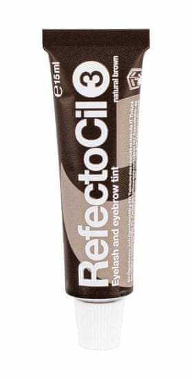 Refectocil 15ml eyelash and eyebrow tint, 3 natural brown