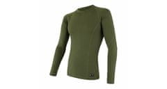 Sensor MERINO DF pánské triko dl.rukáv safari green XL