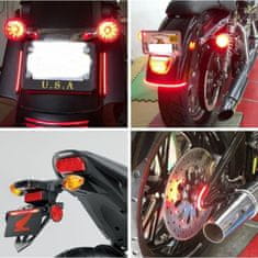 FLEX LED zadní světla doraz, Poloha, směr motocyklu